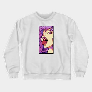 Hip Hop Girl Anime Stickers T-shirt Crewneck Sweatshirt